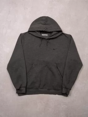 2000s Grey Nike Essentials Swoosh Hoodie (M/L)