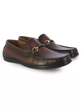 Alberto Torresi Mens Leon Tan Loafers