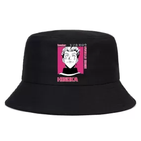 Japanese Anime Hunter X Hunter Printed Summer  Hisoka  Cartoon Women Men Panama Bucket Cap The Design Flat Visor Fisherman Hat