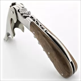 Laguiole Magnum Corkscrew Deco Rose - Walnut