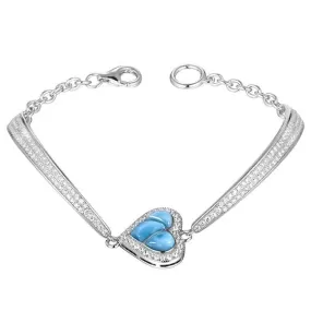 Larimar Pu’uwai Tennis Bracelet