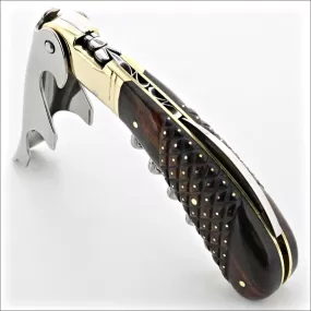 Magnum Cold Forged Brass Corkscrew - Studded Desert Ironwood