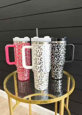 Metallic Animal Print Tumblers - 3 Colors!